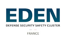Logo d’EDEN Defense security safety cluster en lien avec OBSAM